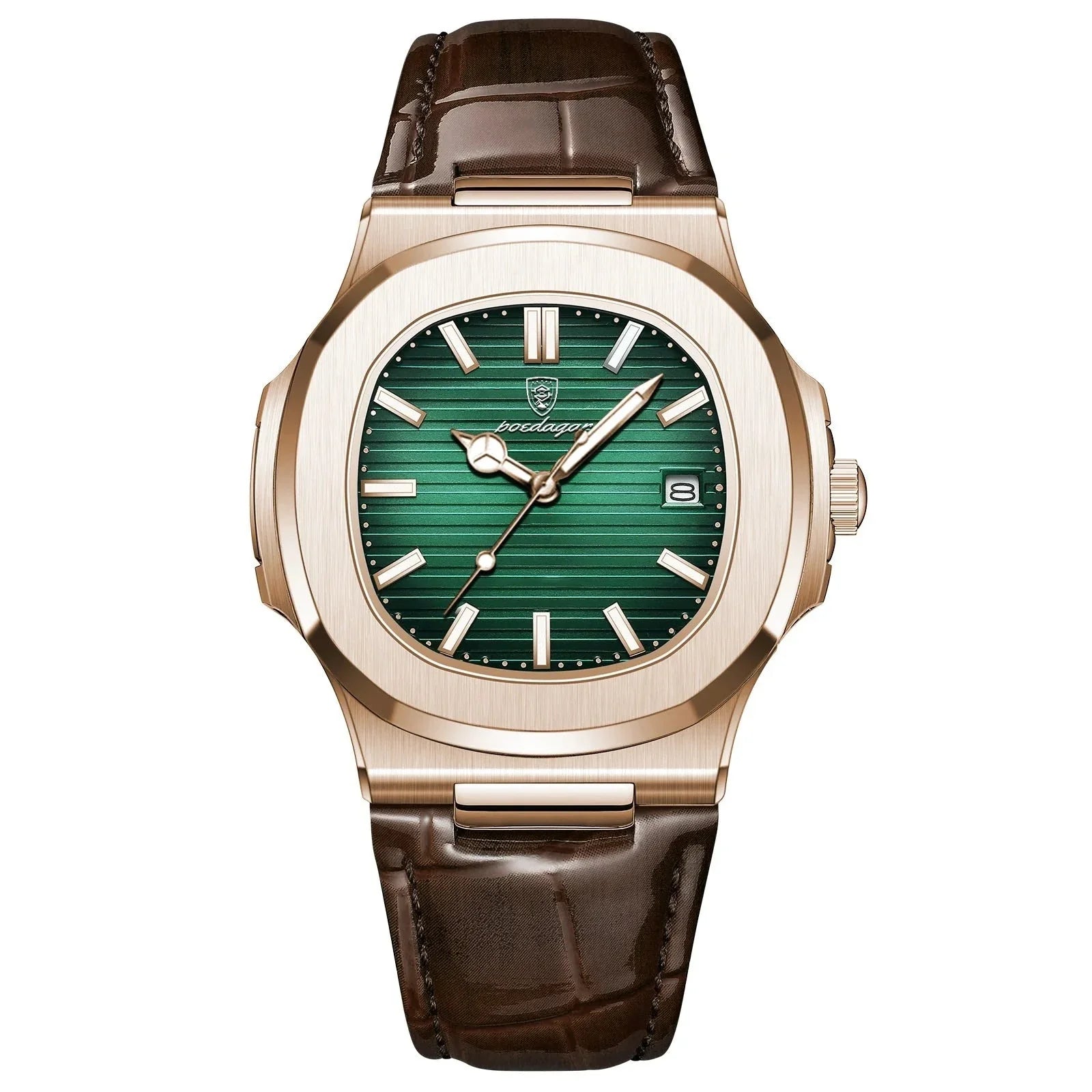 Nautilus Leather Watch