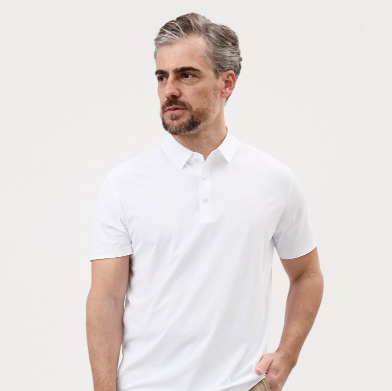 Camisa Polo Tecnológica Ultra Masculina: Conforto Sem Amassos, Secagem Rápida e Gola Impecável