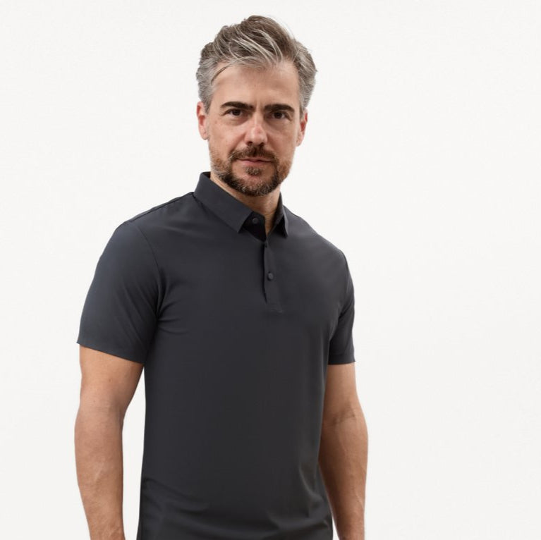 Camisa Polo Tecnológica Ultra Masculina: Conforto Sem Amassos, Secagem Rápida e Gola Impecável