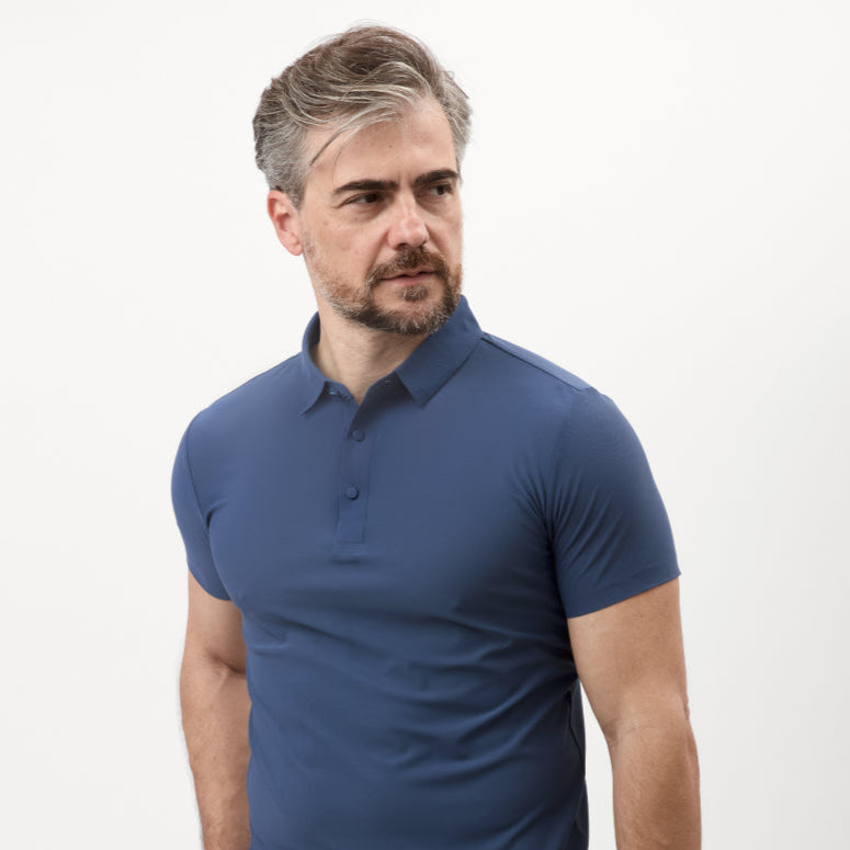Camisa Polo Tecnológica Ultra Masculina: Conforto Sem Amassos, Secagem Rápida e Gola Impecável