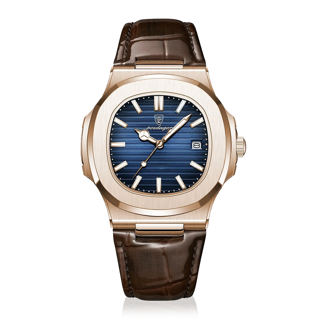 Nautilus Leather Watch